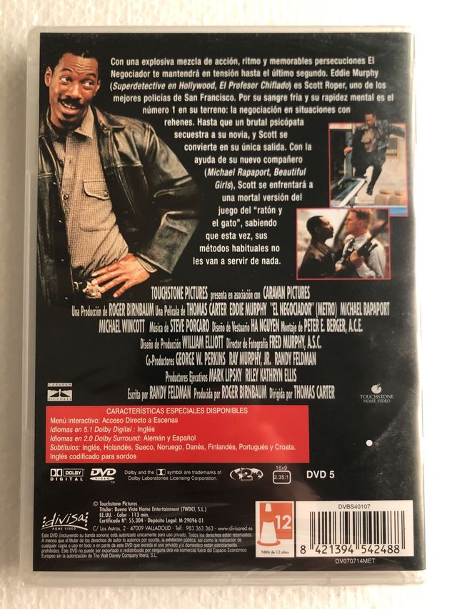DVD El Negociador - Eddie Murphy