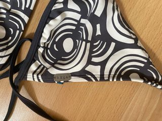 Bikini Roxy blanco y marron