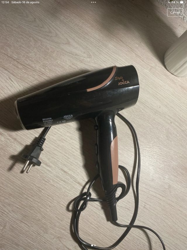 Secador de pelo Jocca plegable en perfecto estado