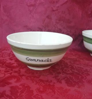 Cuencos Cerámica Antiguos - 5 pzas andalucia