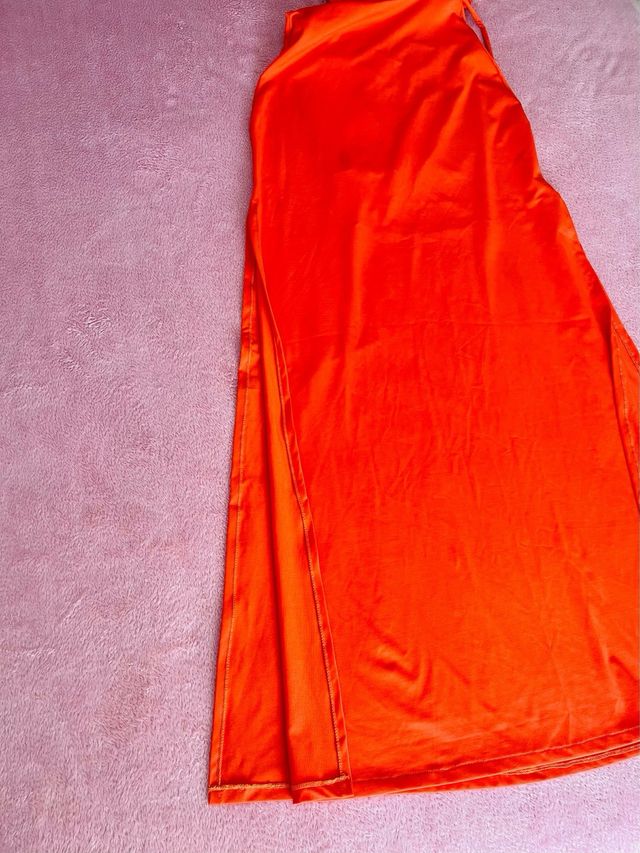 Vestido Naranja Exclusivo- Talla S