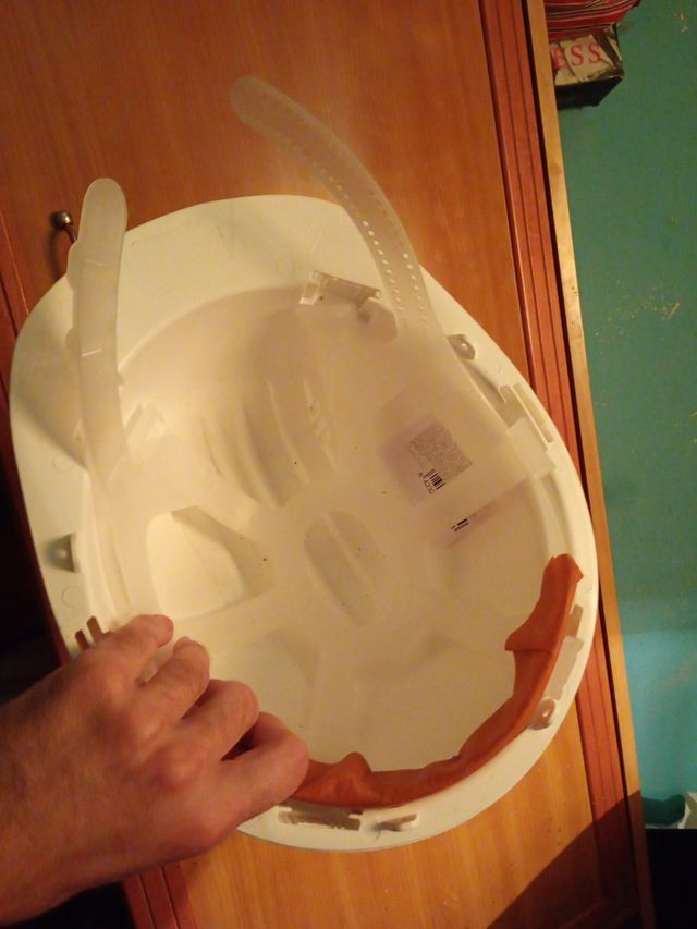 Casco obra blanco