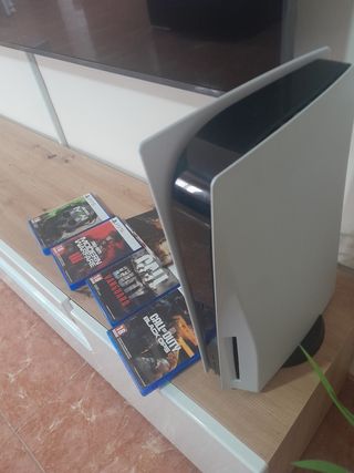 PS5 (PlayStation 5) - Gris/Blanco