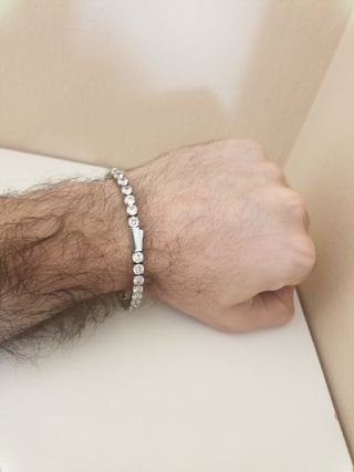 316L Stainless Steel 5mm Cubic Zircon Tennis Chain