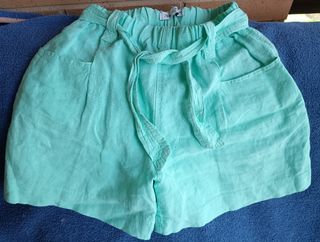 Shorts Zara - Verde menta - Talle S