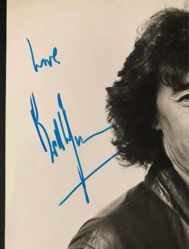 Foto firmada Bill Wyman the Rolling Stones