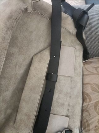 Maletín beige polipiel