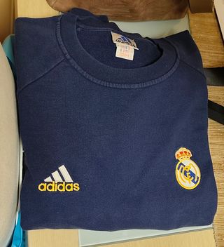 Sudadera Adidas Real Madrid azul