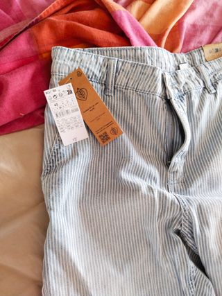 Shorts rayas azul marino - L/40/12