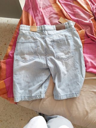 Shorts rayas azul marino - L/40/12
