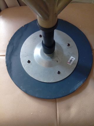 Taburete metálico vintage regulable