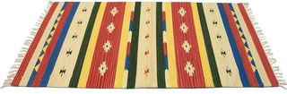 Kilim lavabile in lavatrice 200x140 CM India hand 