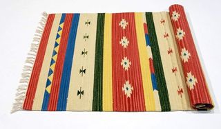 Kilim lavabile in lavatrice 200x140 CM India hand 