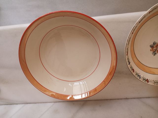 2 Fuentes cerámica vintage | Decorativas