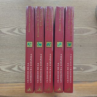 Lote 5 libros Clásicos de la Literatura Española