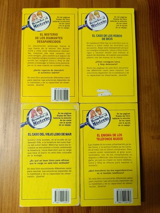 Lote de librojuegos Resuelve el misterio años 80