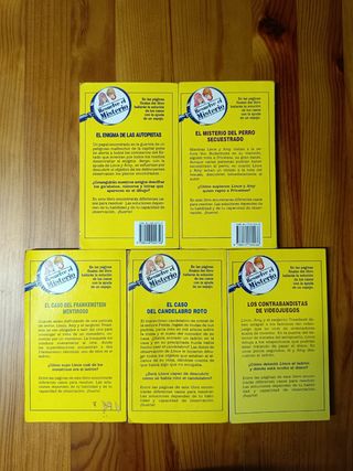 Lote de librojuegos Resuelve el misterio años 80