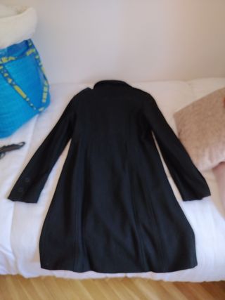 Abrigo largo Toreto negro talla 40