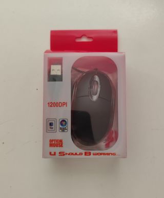 Ratón óptico USB 1200DPI