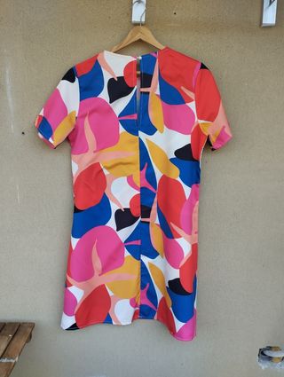 Vestito corto estivo multicolor