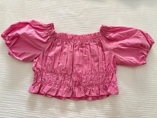 Top rosa - Blusa palabra de honor
