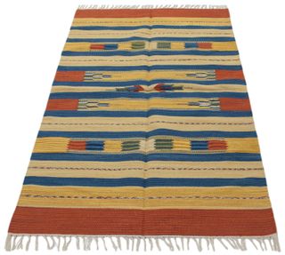 200x140 CM KILIM Nuovo Lavabile LAVATRICE 