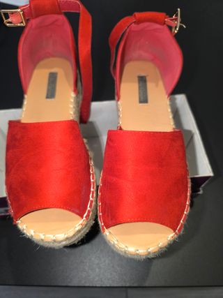 Sandalias rojas Fine Amore