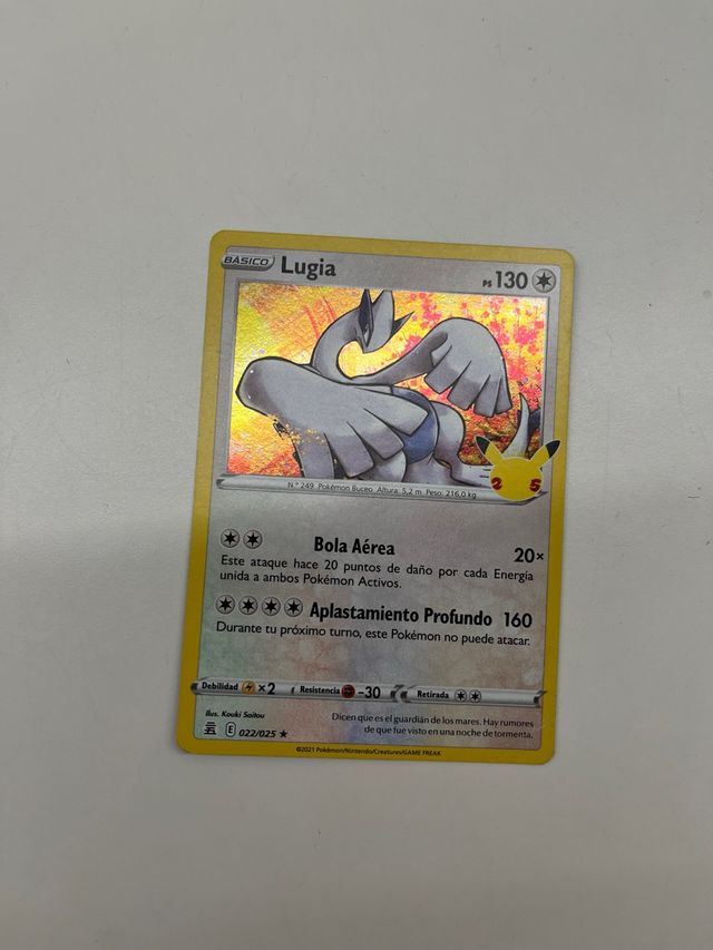Carta Lugia 25 aniversario 22/25 - Pokémon