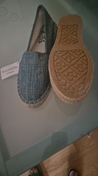 Alpargatas azules - Talla 41