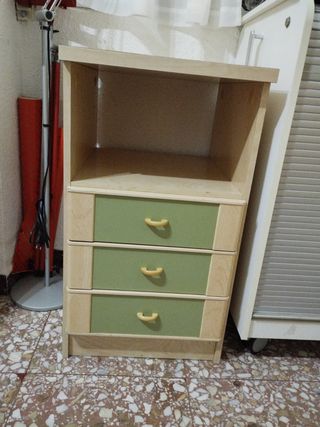 Mueble auxiliar 3 cajones - aglomerao