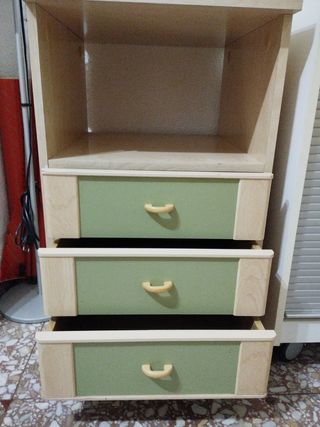 Mueble auxiliar 3 cajones - aglomerao