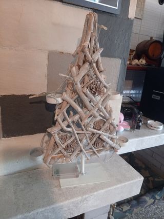 Albero Natale shabby chic