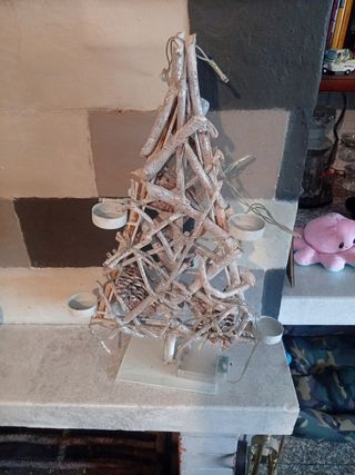 Albero Natale shabby chic