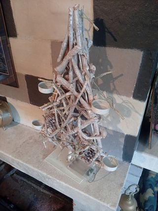 Albero Natale shabby chic