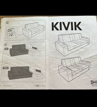 Sofá 2 plazas muy amplias  piel negra