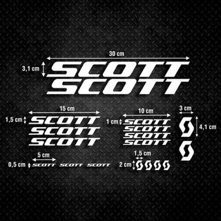 Kit pegatinas bicicleta Scott 