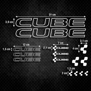 Kit de Pegatinas Cube Bicicleta