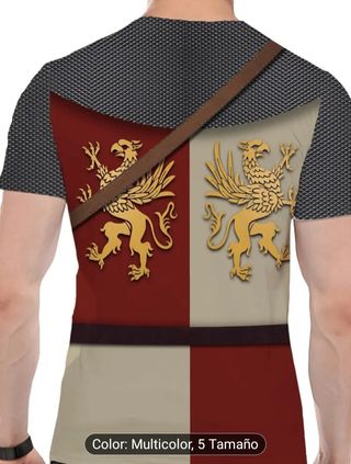 Camiseta medieval cosplay