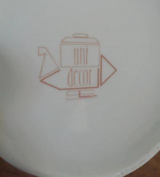 Jarra y 6 tazas porcelana, azul y blanco