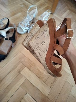 4 pares tacones mujer talla 38