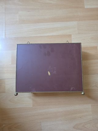 Vitrina antigua latón cristal