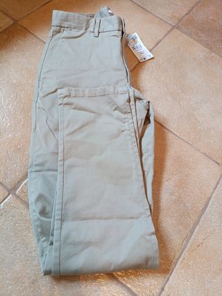 Pantalón chino Mango beige hombre
