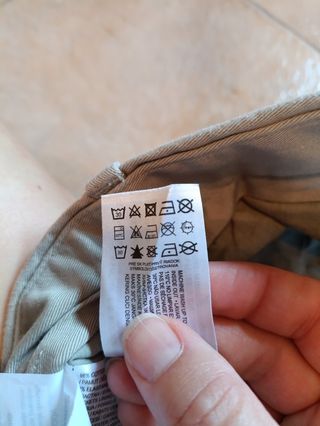 Pantalón chino Mango beige hombre