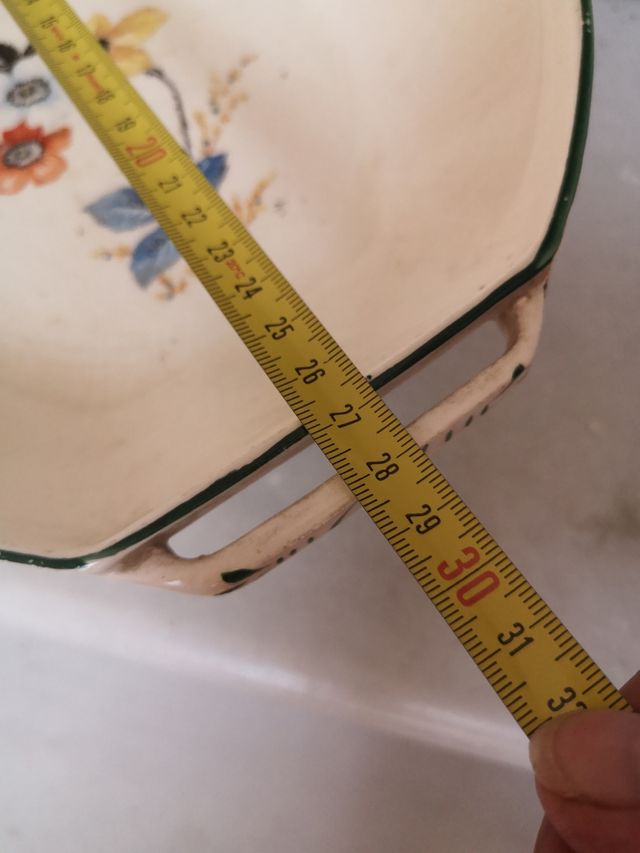 Bandeja antigua decorada