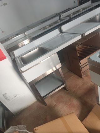 Fregadero acero industrial 1m - NUEVO