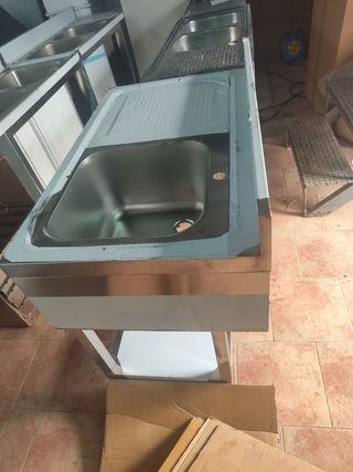 Fregadero acero industrial 1m - NUEVO