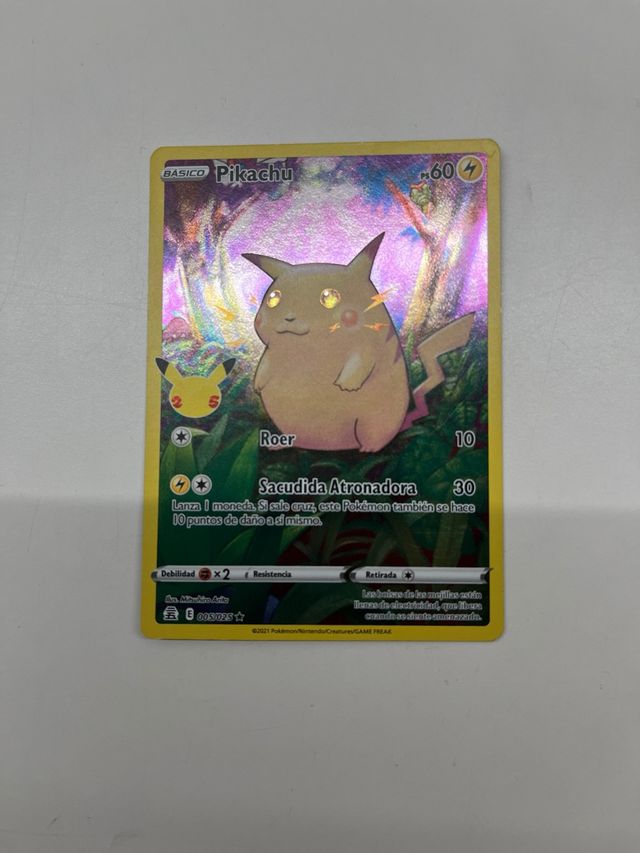Pikachu - Carta Pokémon 25 Aniversario