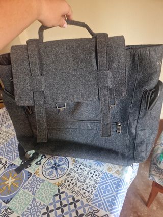 Mochila Zara Gris - Grande