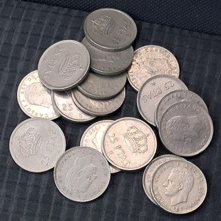 15 Monedas 25 Pesetas Juan Carlos I