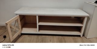 Mueble TV blanco de madera